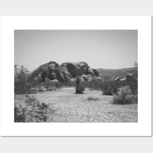 Huge Bolders from Joshua National tree Park Photo V4 Posters and Art